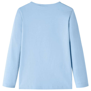 Vidaxl kindershirt met lange mouwen 140 lichtblauw