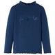 Vidaxl kindershirt lange mouwen 116 marineblauw