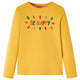 Vidaxl kindershirt met lange mouwen 92 donkerokerkleurig