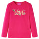 VidaXL Kindershirt met lange mouwen 104 felroze