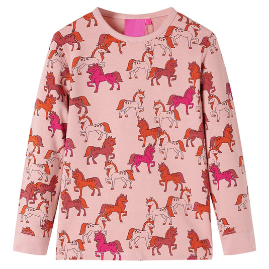 Vidaxl kinderpyjama met lange mouwen 116 lichtroze