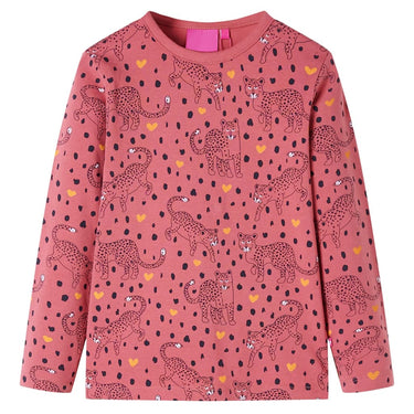 Vidaxl kinderpyjama met lange mouwen 92 oudroze