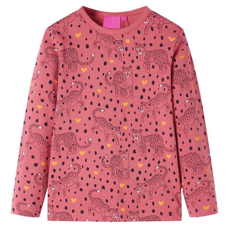 Load image into Gallery viewer, Vidaxl kinderpyjama met lange mouwen 128 oudroze

