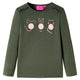 Vidaxl kindershirt met lange mouwen 104 kakikleurig