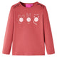 VidaXL Kindershirt met lange mouwen 92 rozebruin