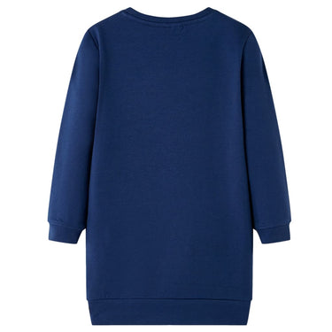 Vidaxl kinderjurk 92 marineblauw