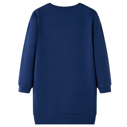 Vidaxl kinderjurk 92 marineblauw