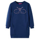 VidaXL Kinderjurk 140 marineblauw