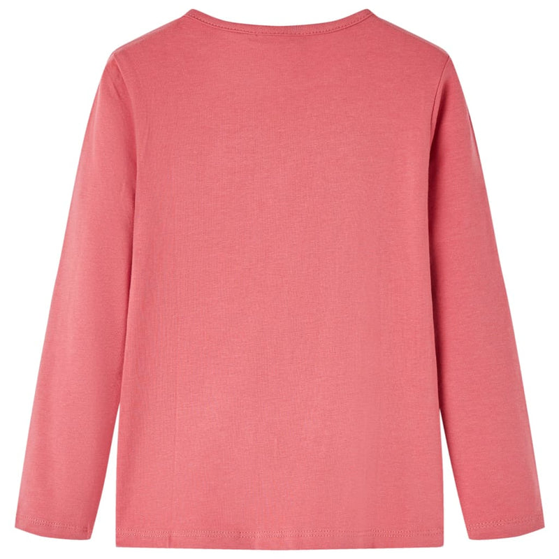 Load image into Gallery viewer, VidaXL Kindershirt met lange mouwen 104 oudroze
