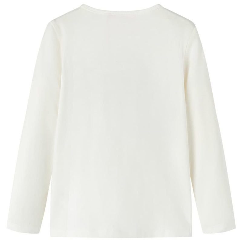 Load image into Gallery viewer, VidaXL Kindershirt met lange mouwen 92 ecru
