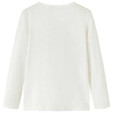 Vidaxl kindershirt met lange mouwen 116 ecru