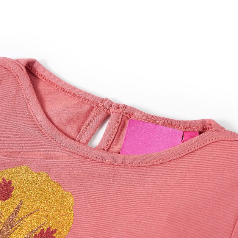 Load image into Gallery viewer, VidaXL Kindershirt met lange mouwen 92 oudroze
