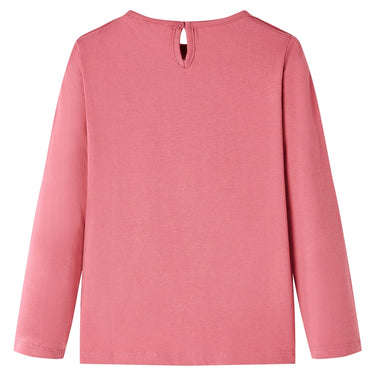 Vidaxl kindershirt met lange mouwen 128 oudroze