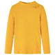 Vidaxl kindershirt met lange mouwen geribd 104 donker okerkleurig