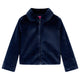 Vidaxl kinderjas 128 kunstvacht marineblauw