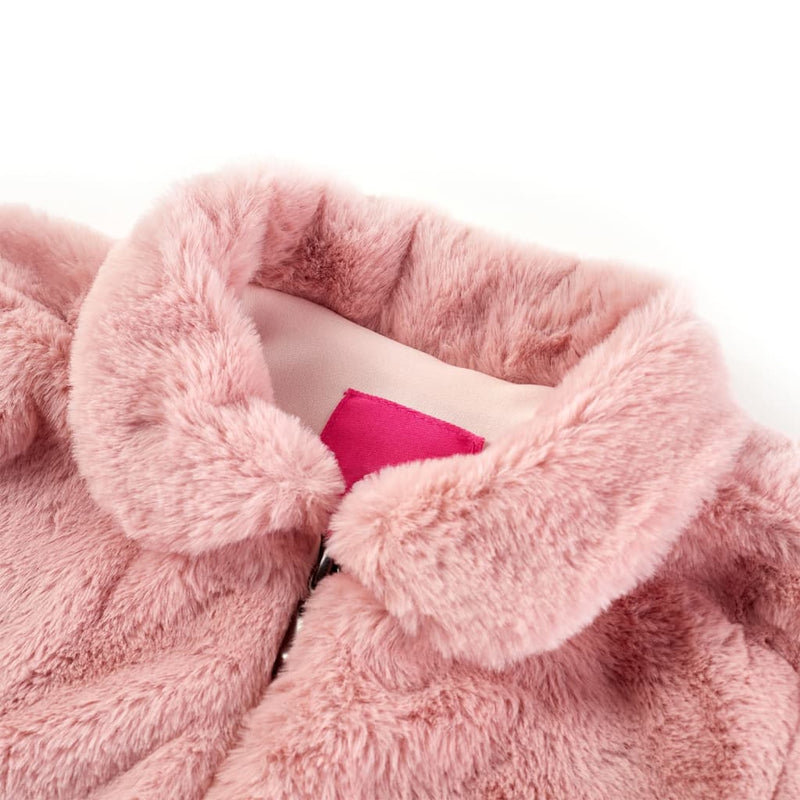 Load image into Gallery viewer, Vidaxl kinderjas 104 kunstvacht roze
