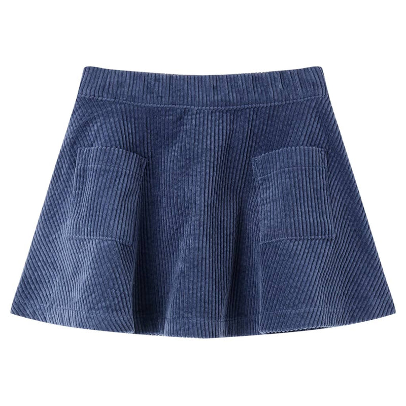 Load image into Gallery viewer, Vidaxl kinderrok met zakken ribfluweel 104 marineblauw
