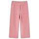 VidaXL Kinderbroek 140 ribfluweel Lichtroze