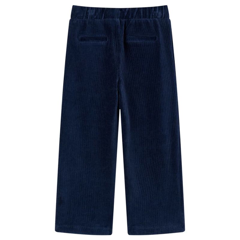 Load image into Gallery viewer, VidaXL Kinderbroek 92 ribfluweel marineblauw
