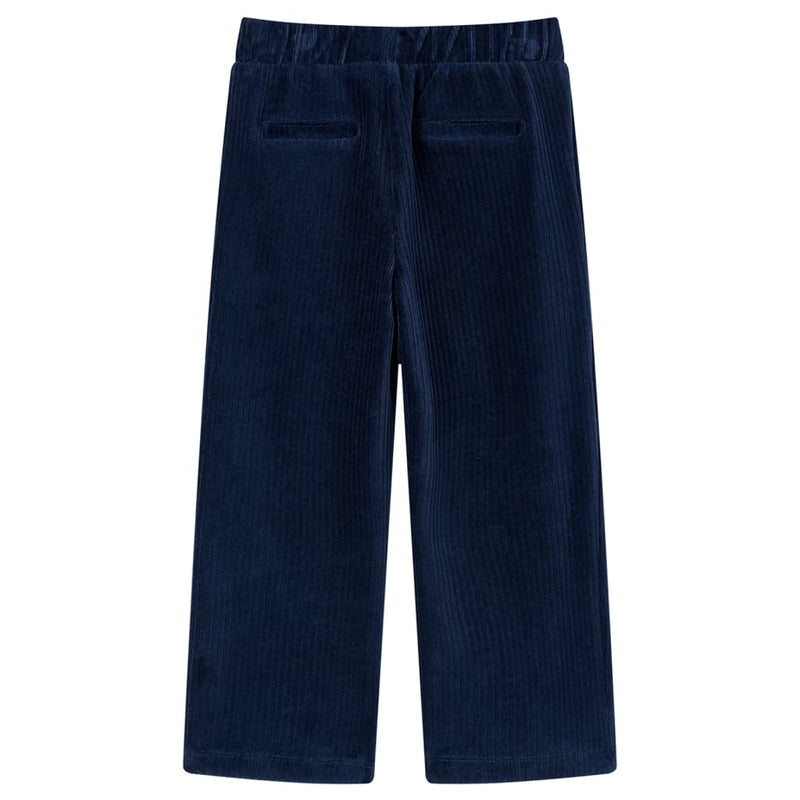 Load image into Gallery viewer, Vidaxl kinderbroek 116 ribfluweel marineblauw
