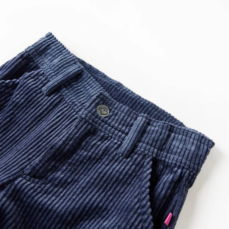 Load image into Gallery viewer, Vidaxl kinderbroek 92 ribfluweel marineblauw
