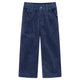 VidaXL Kinderbroek 128 ribfluweel marineblauw