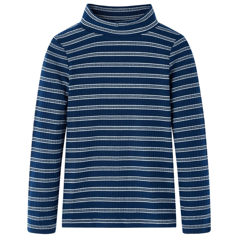 Load image into Gallery viewer, Vidaxl kindershirt met lange mouwen 128 marineblauw

