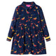 Vidaxl kinderjurk met lange mouwen 140 marineblauw