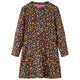 Vidaxl kinderjurk met lange mouwen 140 marineblauw