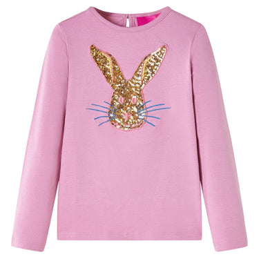 Vidaxl kindershirt met lange mouwen 104 rozebruin