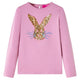 Vidaxl kindershirt met lange mouwen 104 rozebruin