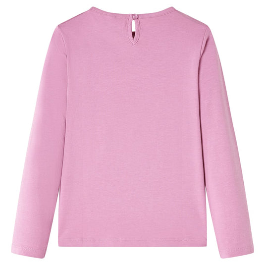Vidaxl kindershirt met lange mouwen 104 rozebruin