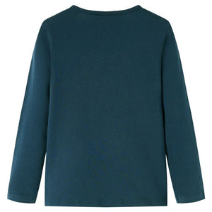 Vidaxl kindershirt met lange mouwen 116 donkergroen