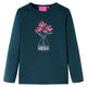 VidaXL Kindershirt met lange mouwen 128 donkergroen