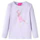 VidaXL Kindershirt met lange mouwen 116 lichtlila