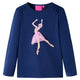 Vidaxl kindershirt met lange mouwen 104 marineblauw