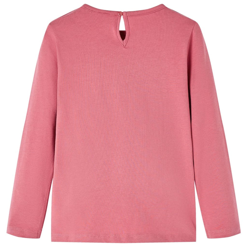 Load image into Gallery viewer, Vidaxl kindershirt met lange mouwen 104 oudroze
