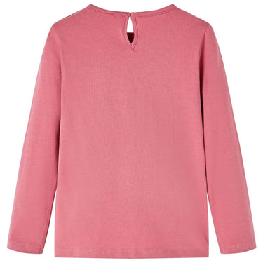 Vidaxl kindershirt met lange mouwen 128 oudroze