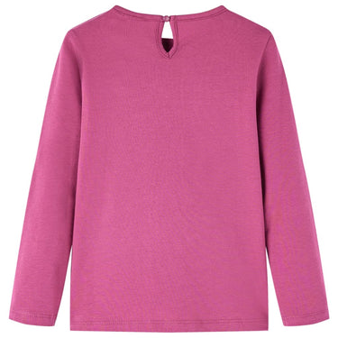 Vidaxl kindershirt met lange mouwen 116 frambooskleurig