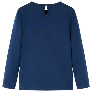 Vidaxl kindershirt met lange mouwen 104 marineblauw