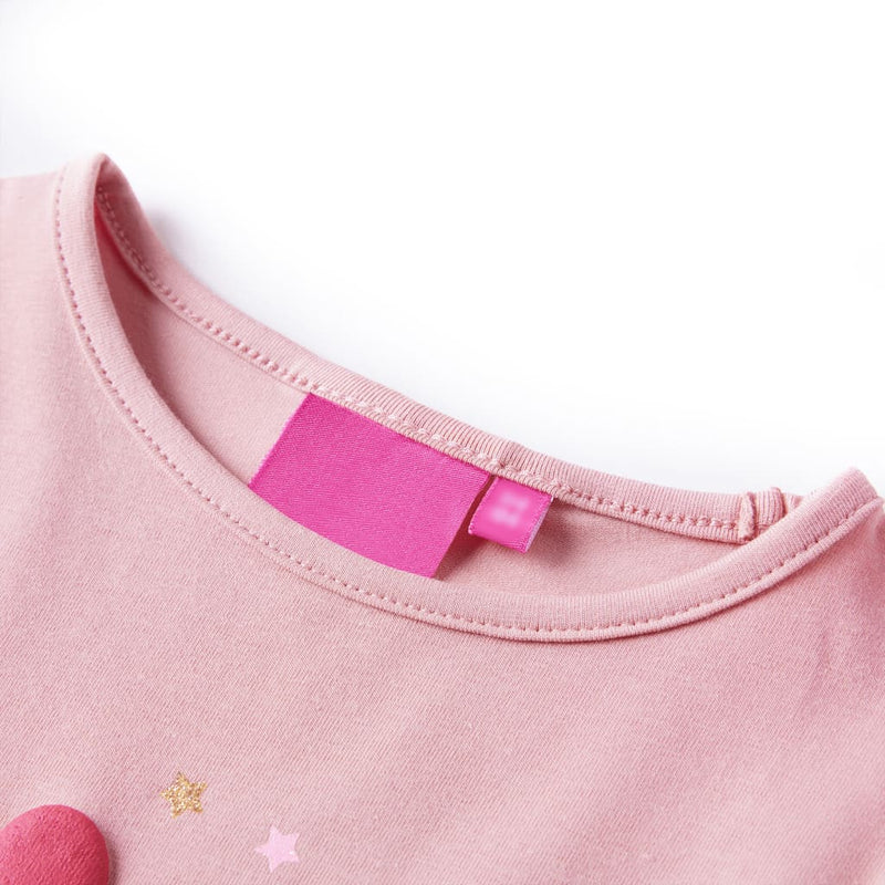 Load image into Gallery viewer, Vidaxl kindershirt met lange mouwen 92 lichtroze
