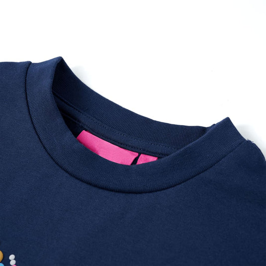 Vidaxl kindertrui 128 marineblauw