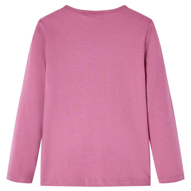 Vidaxl kindershirt met lange mouwen 92 frambozenkleur