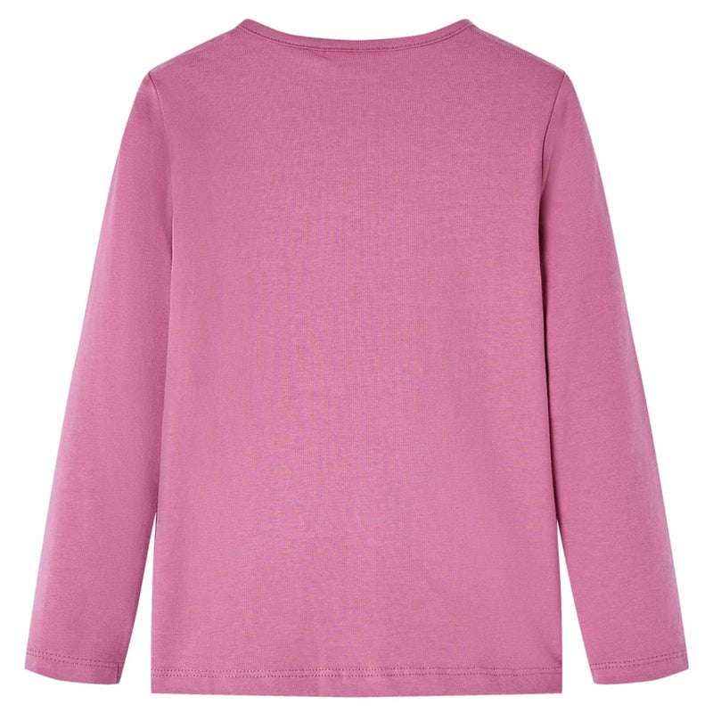 Load image into Gallery viewer, Vidaxl kindershirt met lange mouwen 116 frambozenkleur
