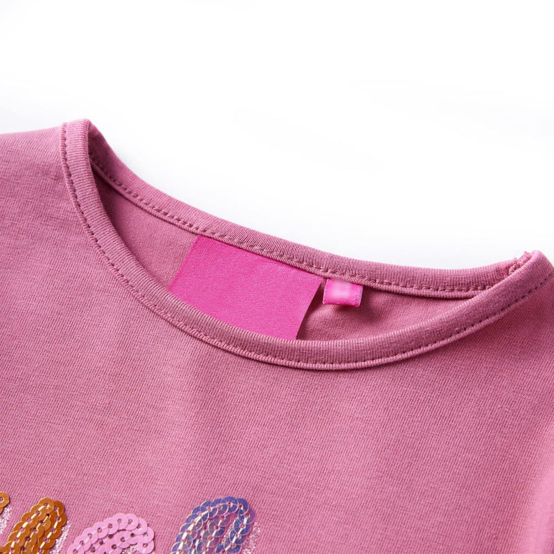 Load image into Gallery viewer, Vidaxl kindershirt met lange mouwen 116 frambozenkleur

