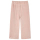 VidaXL Kinderbroek 128 ribfluweel Lichtroze