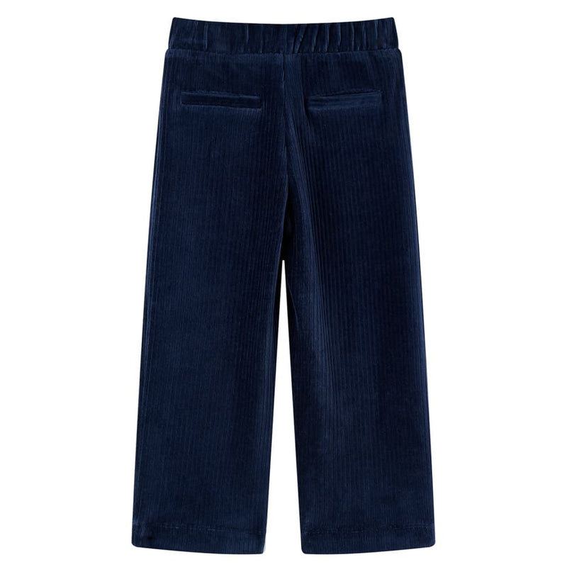 Load image into Gallery viewer, Vidaxl kinderbroek 92 ribfluweel marineblauw
