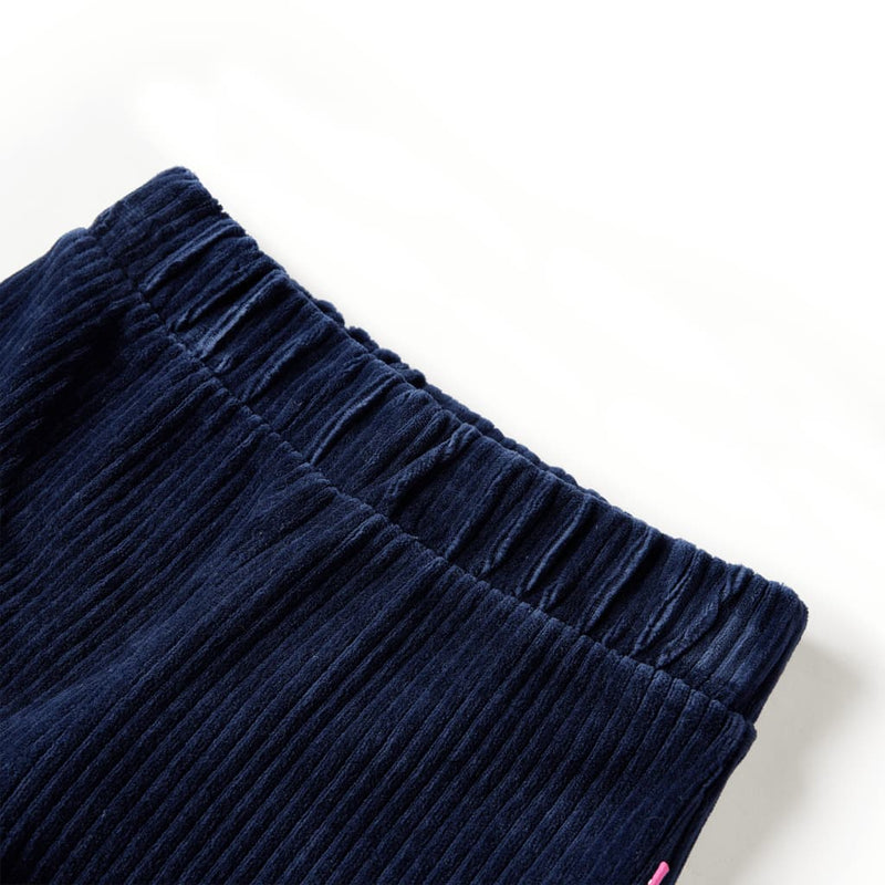 Load image into Gallery viewer, VidaXL Kinderbroek 116 ribfluweel marineblauw
