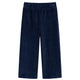 Vidaxl kinderbroek 128 ribfluweel marineblauw