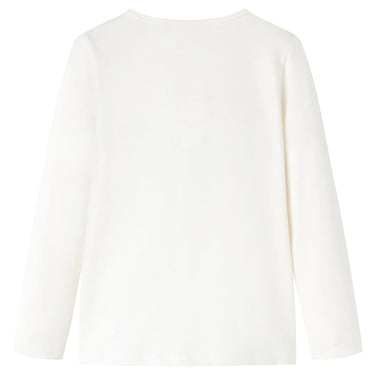 Vidaxl kindershirt met lange mouwen 104 ecru